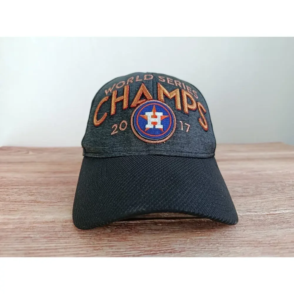 New Era 39Thirty Houston Astros Hat Cap 2017 World Series Champions
